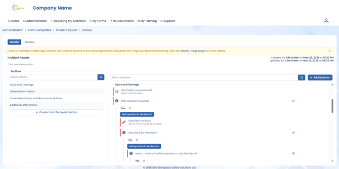 Conditional Branching - Form Builder